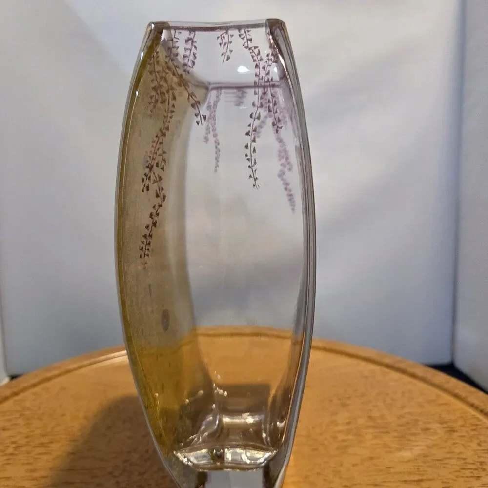 Goebel Artis Orbis Gustav Klimt The Kiss Der Kuss Art Glass Vase 9